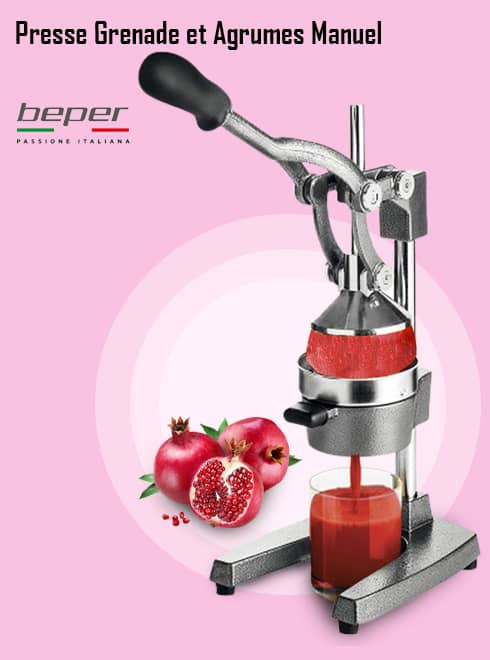Presse Grenade et Agrumes BEPER Manuel Inox (MD404)